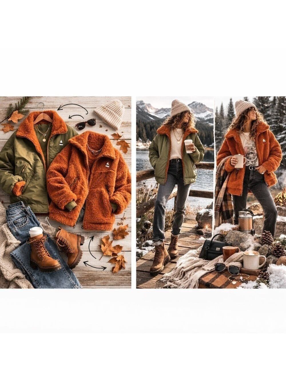 Burton Reversible Sherpa Jacket Womens Medium Cozy Teddy Fleece